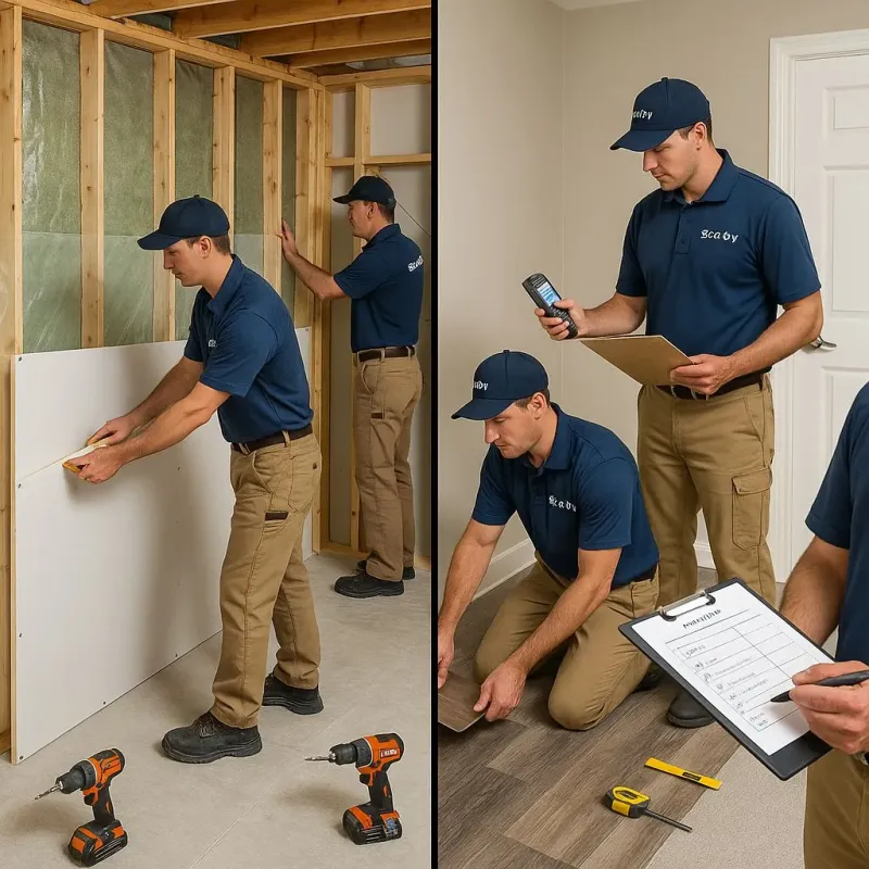 Repairs and Reconstruction process in Lake Catherine, IL